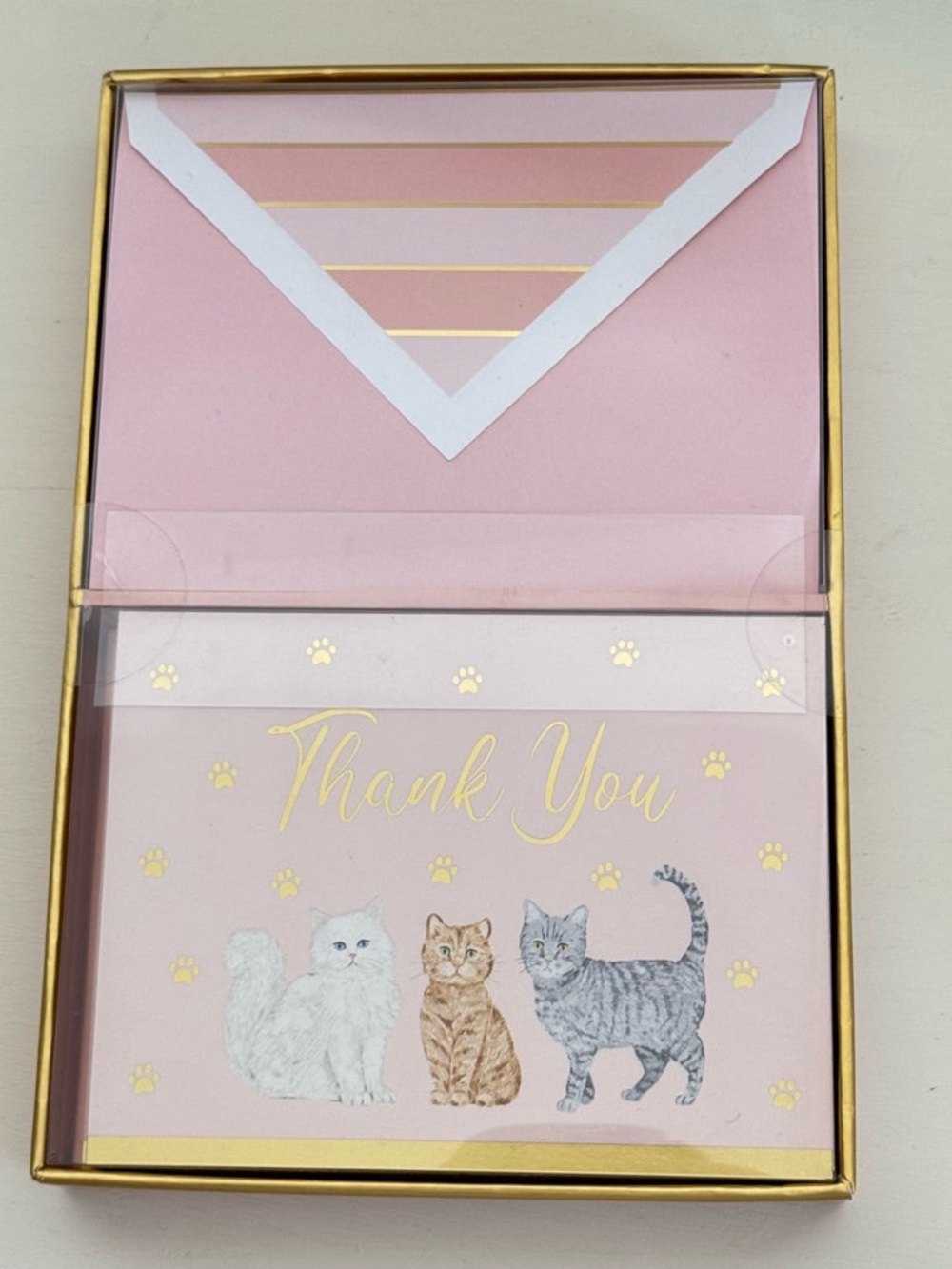 Lady Jayne Cats Embellished Note Card Set